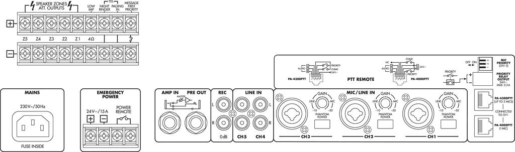 PA-1120 - Amplificatore PA