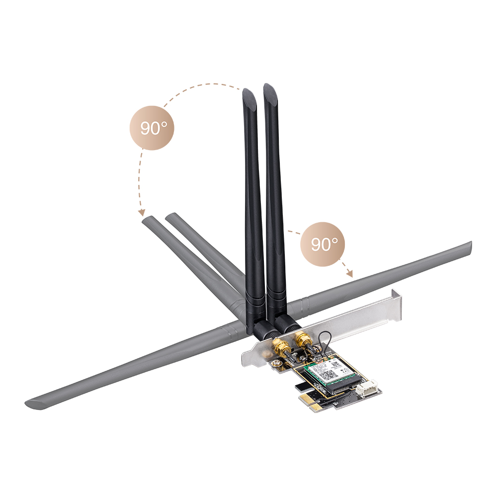 WE3000 - AX3000 Wi-Fi 6 PCI Express Adapter