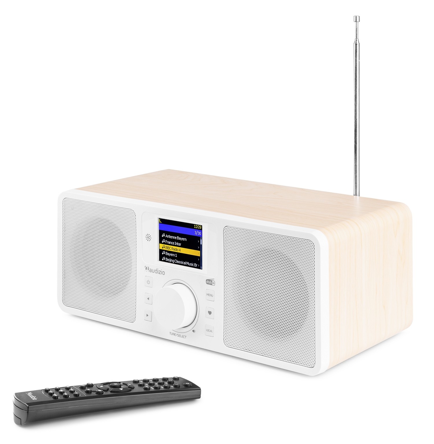 Roma WiFi Internet radio con batteria integrata, display a colori, colore bianco