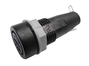 Portafusibili A Pannello 5x20 Con Nor. 6A-250V PTF/684-I