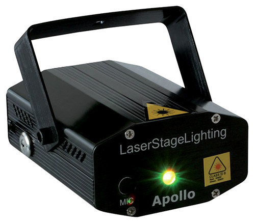Luci laser , classe 3b, multipoint rosso verde microfono integrato 120mw