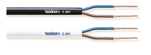Cavo Tasker C261 2X0,75 Bianco