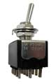Deviatore Min.Quadrip.On-On 3A 250V DE/186-I
