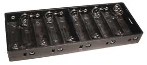 Portapile 10 Stilo Ø 14X50 Con Bottone PIL/79-I