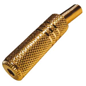Presa Volante Dorata Ø3,5mm Mono PR/367-C