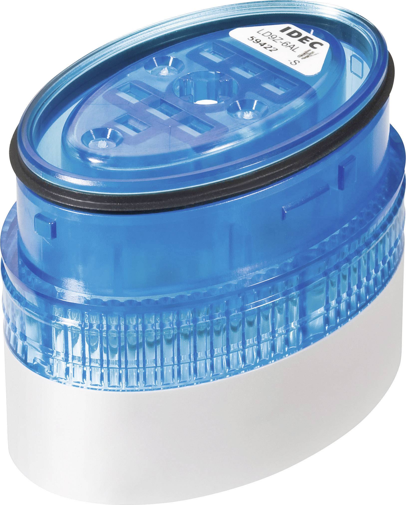 LD6A Blue LED-LENS Gray Base