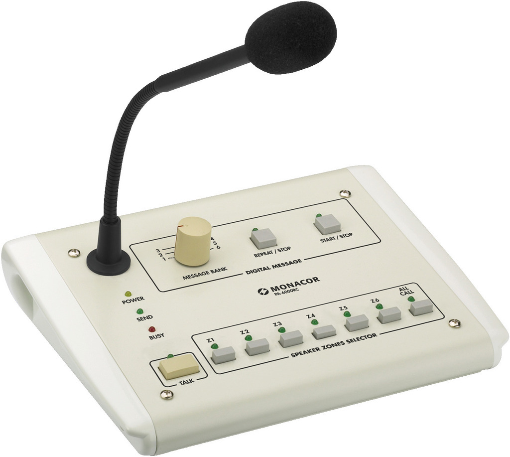 PA-6000RC - Microfono da Scrivania PA