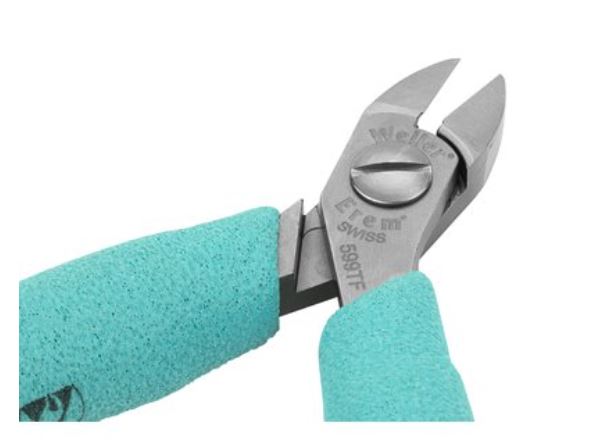 Tronchese con testa a taglio laterale, testa ovale, 599TF Weller