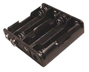 Portapile 4 Stilo Ø 14X50 Con Bottone PIL/68-I
