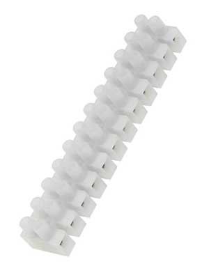 Morsettiera 12P. 6A Imq Bianco M/356B-I