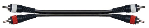 Cavo 2x rca m-2x rca m 1,5m RRRR-15BK