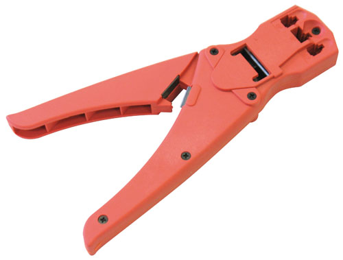 Pinza Crimpatrice in Plastica ABS per connettori telefonici 4/4 - 6/6 - 8/8