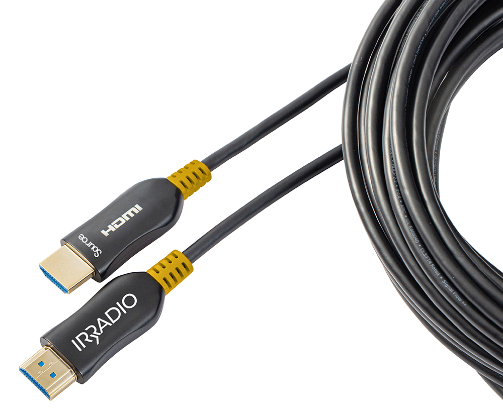 IR-AOC4KG.50, Cavo HDMI 4K Ultra HD serie Gold, in fibra ottica, lunghezza 50mt.