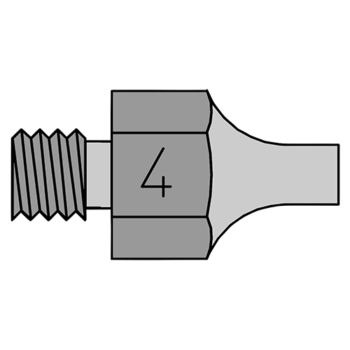Ugello dissaldante Weller 3,3x1,8x18mm, T0051351499