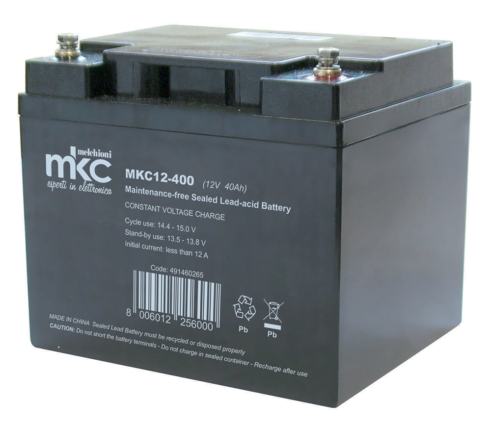 Batteria al piombo ricaricabile 12V 40Ah terminale t6 MKC