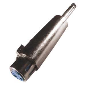 Adattatore Spina M.6,35-Presa Microfonica 3 P. AD/626-I