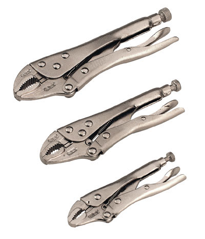 Set 3 pezzi pinza autobloccante