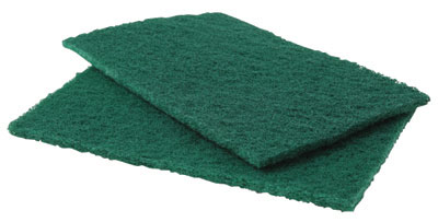 Fogli di paglietta abrasiva verde 9" X 6"- 10 pz