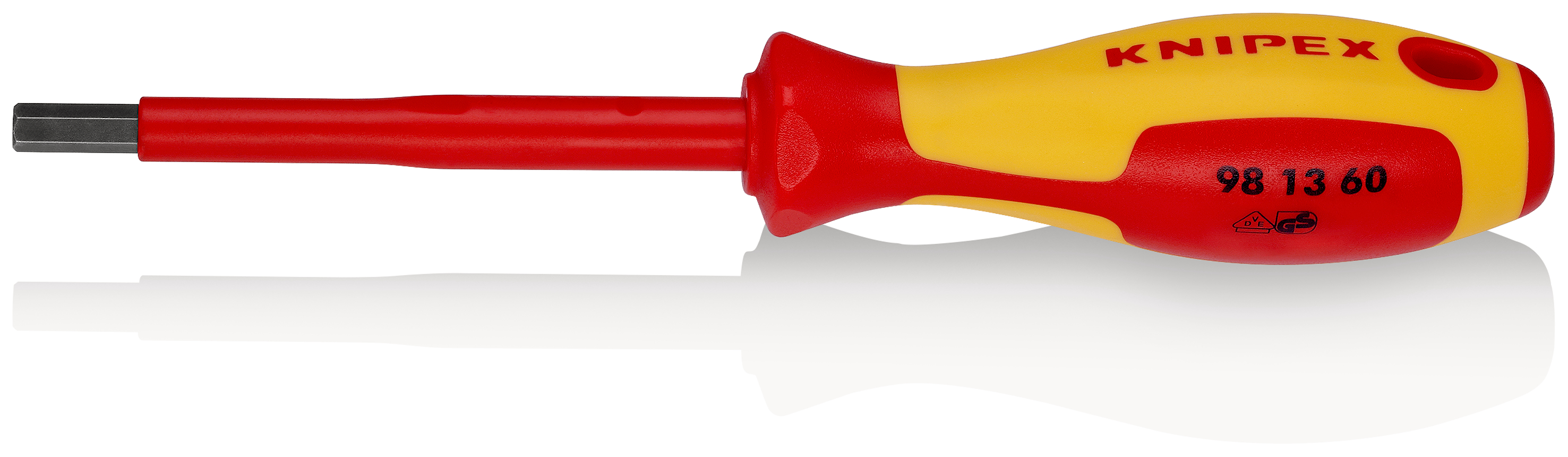 Giraviti per viti con esagono incassato 98 13 60, isolamento a 1000V
