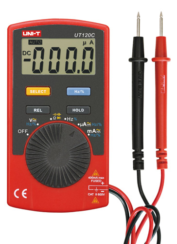 Multimetro Digitale UNI-T autorange con capacità e corrente ac/dc UT-120C