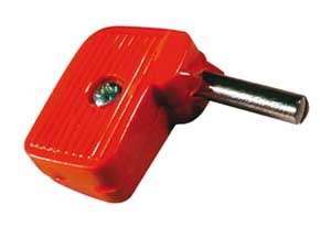 Puntale Singolo Ø4mm 90° Rosso PUNT/63R-I