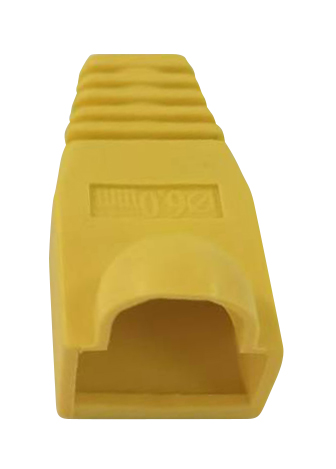Copriconnettore per Spina RJ45 6mm - Giallo (Sacchetto da 100pz)