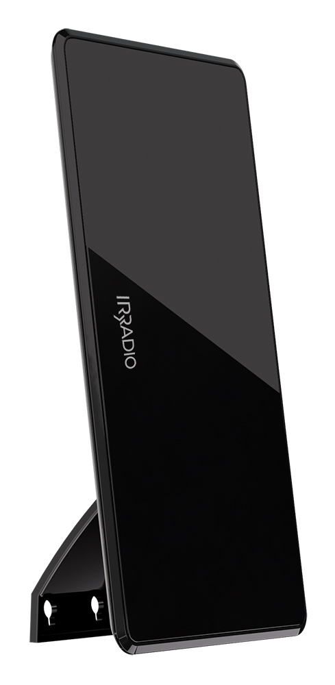 IR-Digital 2 USB Antenna DVB-T2 da interno amplificata, colore nero glossy