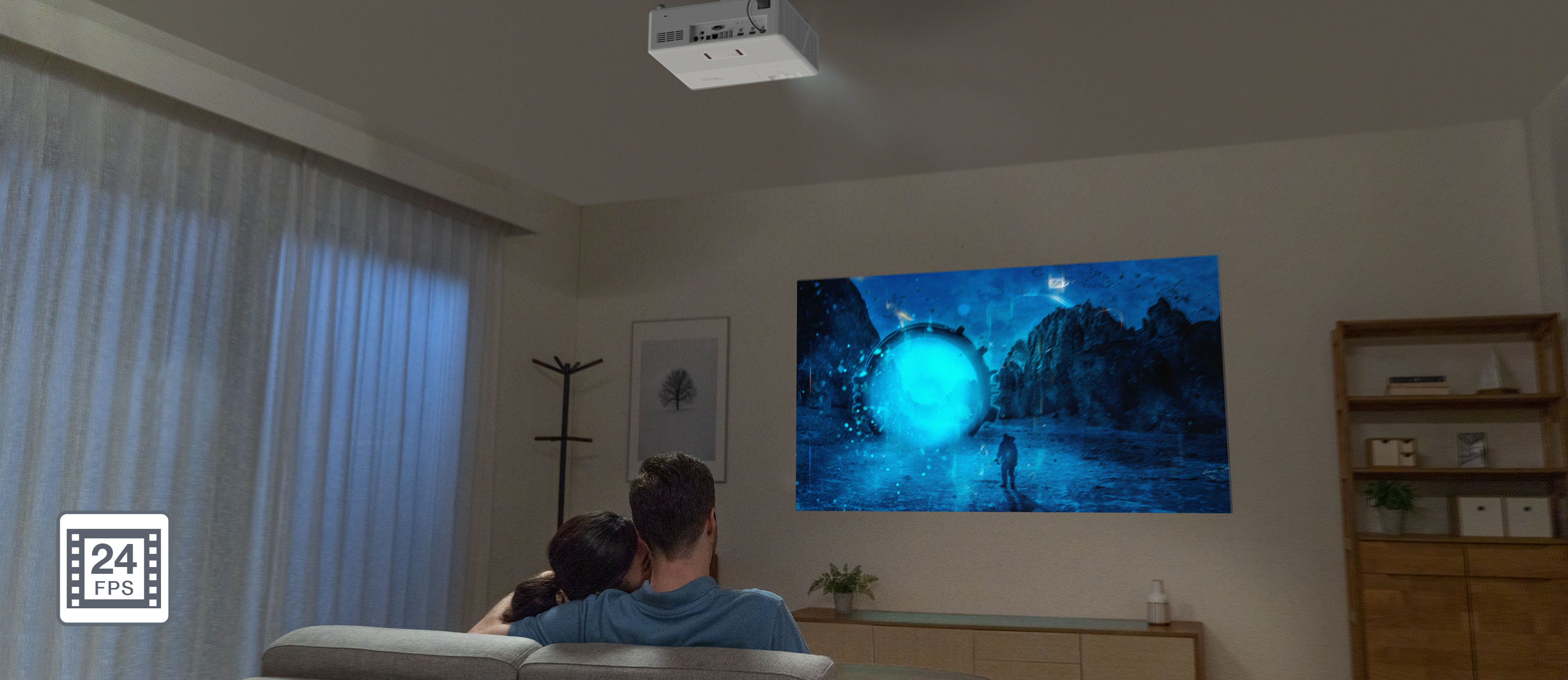 Videoproiettore laser 4K UHD 3800 ANSI lumen, Mod. UHZ45