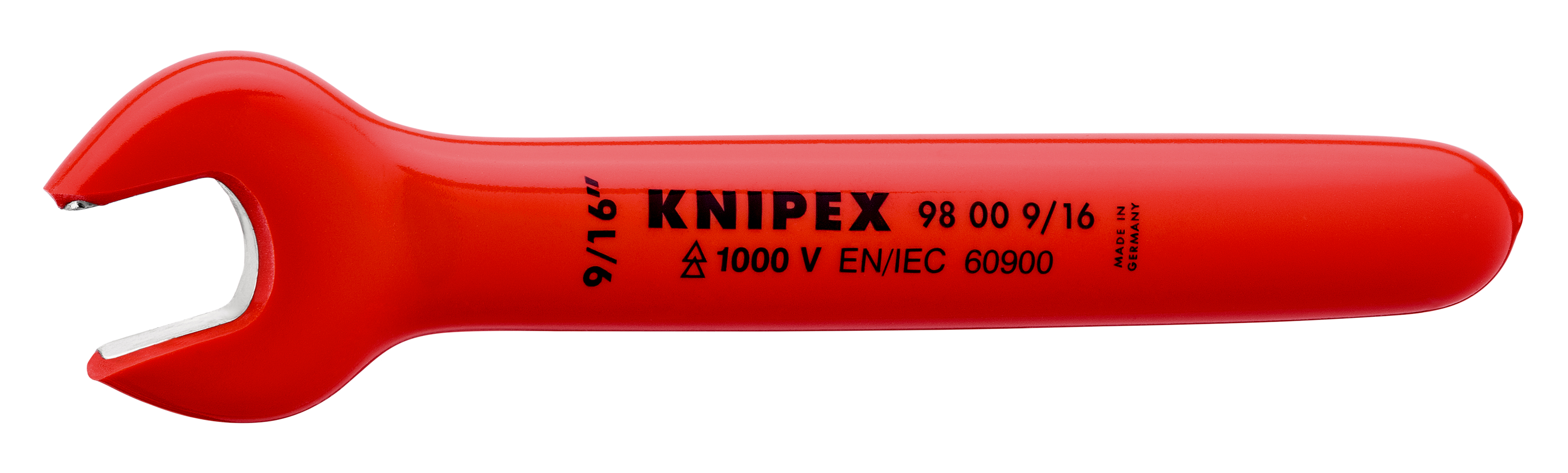 Chiave a forchetta semplice 98 00 9/16", isolamento a 1000V