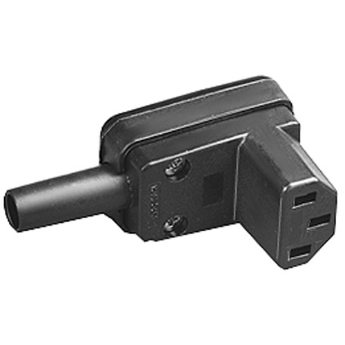 Presa rete tripolare volante a 90 20HS101 AC SOKET FEMALE RIGHT ANG.TYPE
