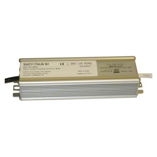 Alimentatore MKC GP-60W-12F 12V 60W IP67