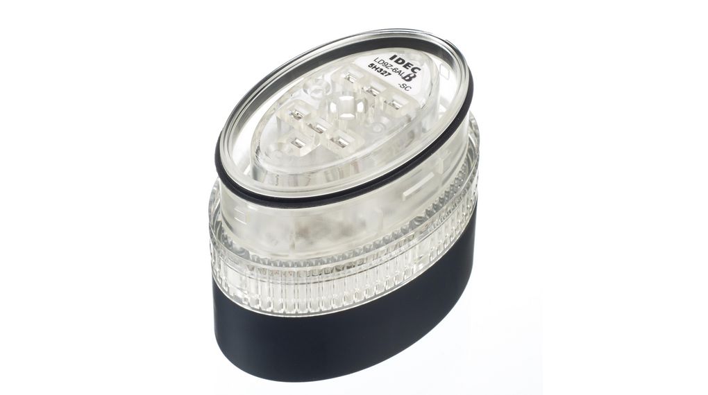 Unita Led Blu Torretta Nera Segnalazione Lente Trasparente Ld9Z-6Alb-Sc Idec