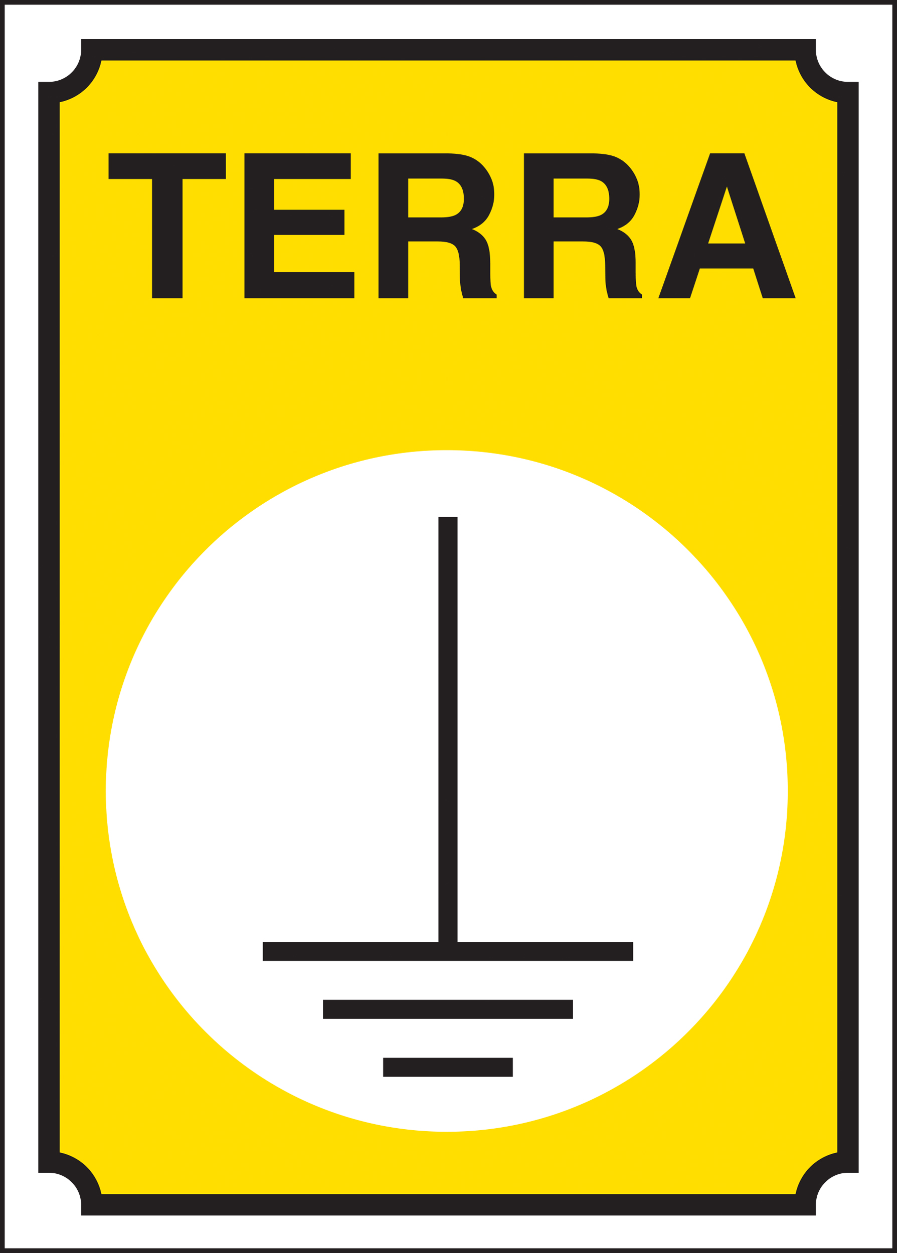 Cartelli Segnalatori 7312 TERRA con simbolo