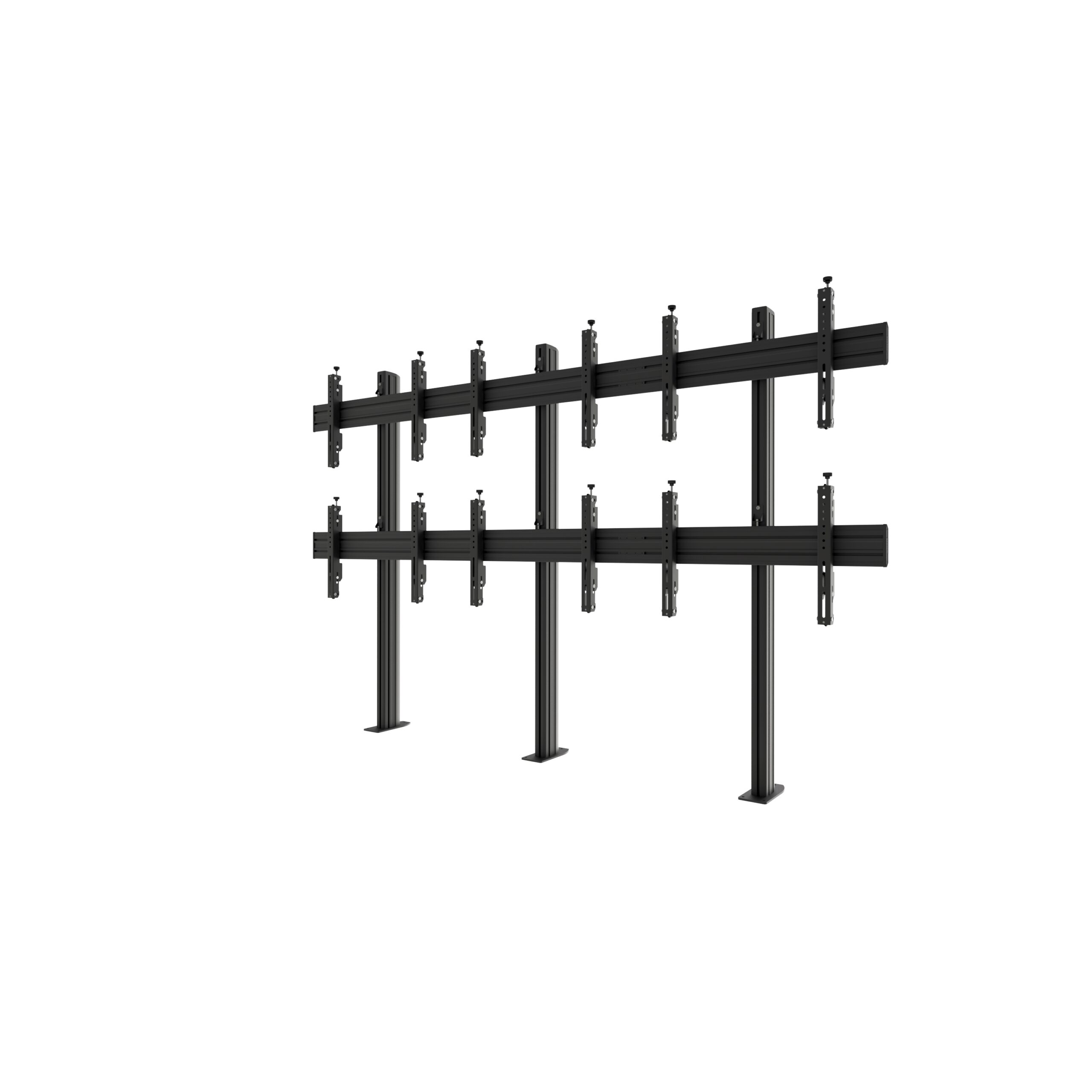VWSA3257-L - Supporto avvitabile per videowall, modulare 3x2, per schermi 50-57", orizzontale