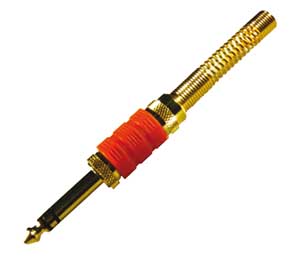 Spina Stereo Dorato Ø6,35 Con Guidacavo SP/361-C