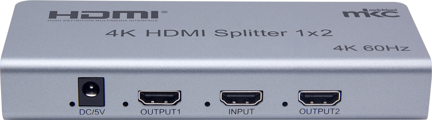 Divisore HDMI 4K 60Hz V2.0 EDID 1IN x 2OUT mod. MK-911-2plus
