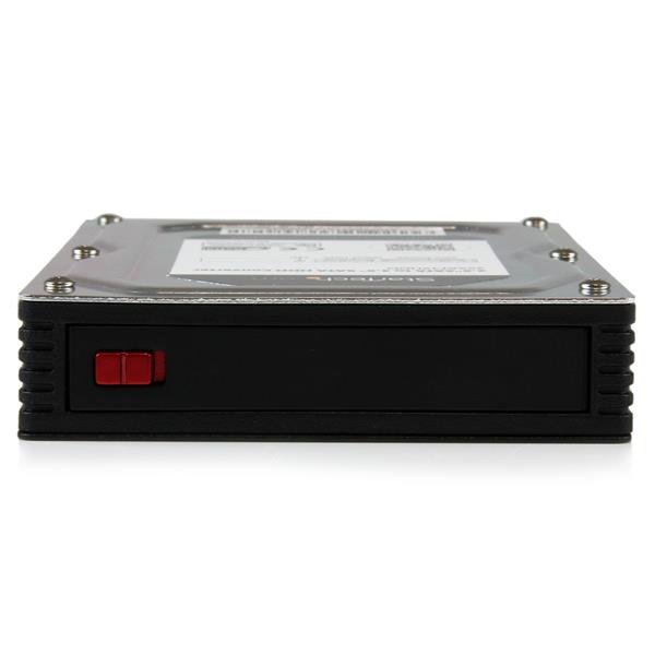 Startech.com 25SAT35HDD Box esterno adattatore per dischi rigidi SATA da 2,5" a 3,5" in alluminio con altezza massima SSD/HDD di 12,5 mm