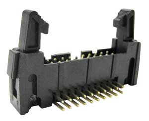 Connettore Maschio Da Circ. Stam. 90° Con Alette Di Fissaggio 16P CT/2002/90-C