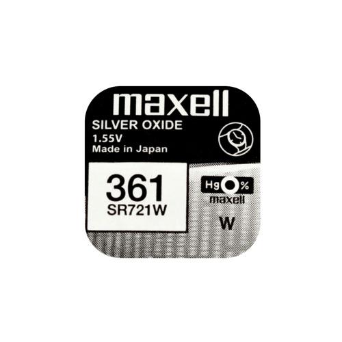 Batteria ossido argento MAXELL 1pc. Blister SR721W