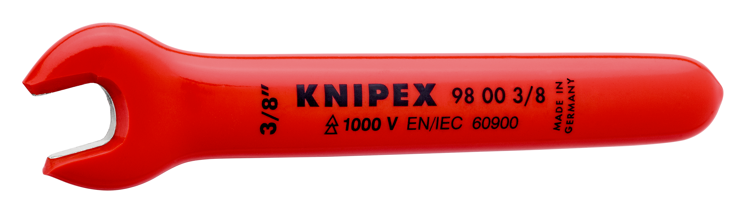 Chiave a forchetta semplice 98 00 3/8", isolamento a 1000V