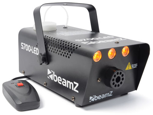 Macchina crea fumo luce led effetto fiamma, 700w, serbatoio da 250ml