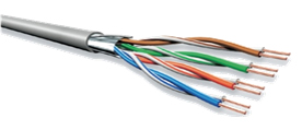 Cavo lan categoria 5e ftp solido con conduttori in rame MKC MKC5EFSCU305