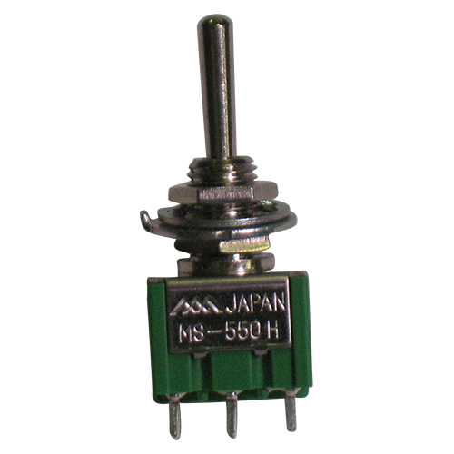 Deviatore miniatura a leva bipolare on-off-on 3a-125v MS-550 Miyama