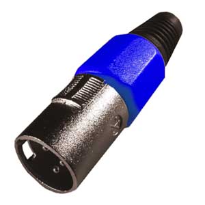 Spina Volante Microfonica Autobloccante 3P.Blu SP/290B-C