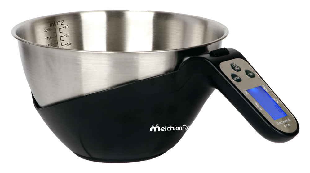 Bilancia da cucina EQUILIBRA con ciotola 2L nero