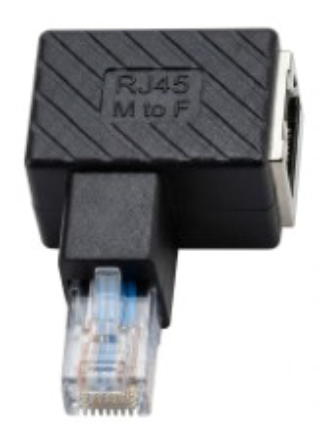 Set Adattatori RJ45 ad angolo 90° - 4 orientamenti