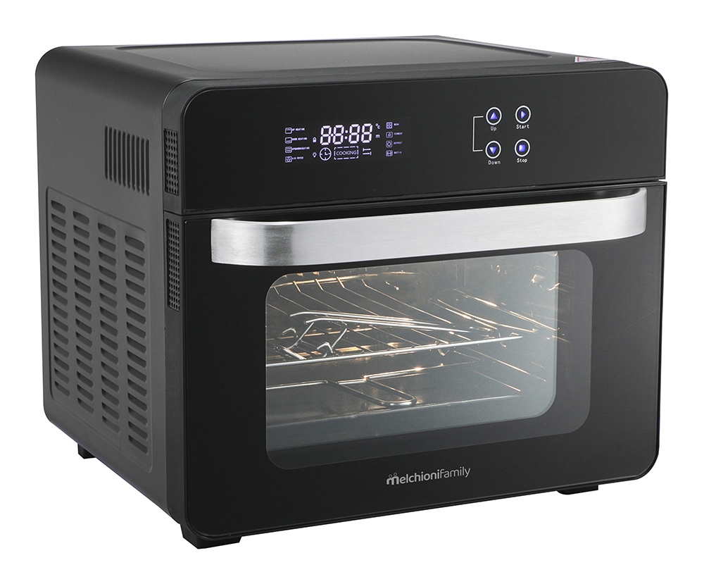 Friggitrice ad aria e forno VITTORIA 24L nera