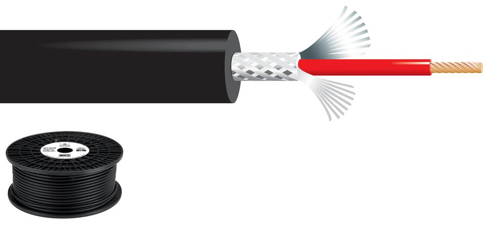 MLC-150/SW - Cavo microfonico 100m 1x0,7mm