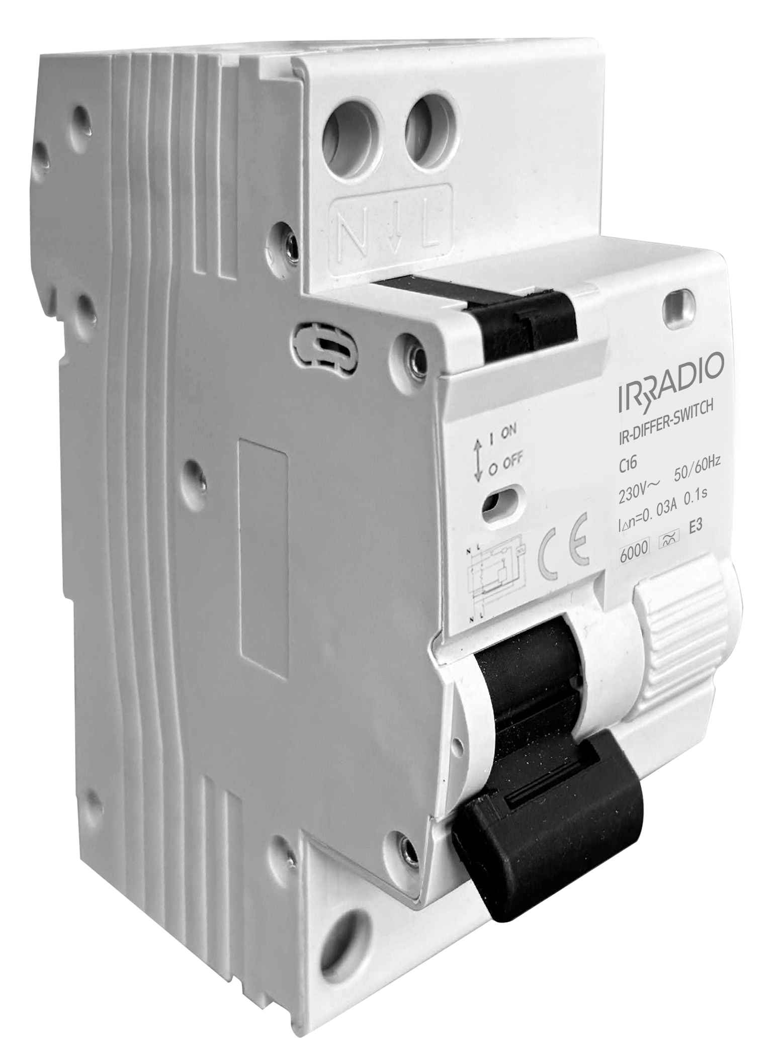 IR-DIFFER-SWITCH Interruttore magnetotermico differenziale smart IRRADIO 1P+N