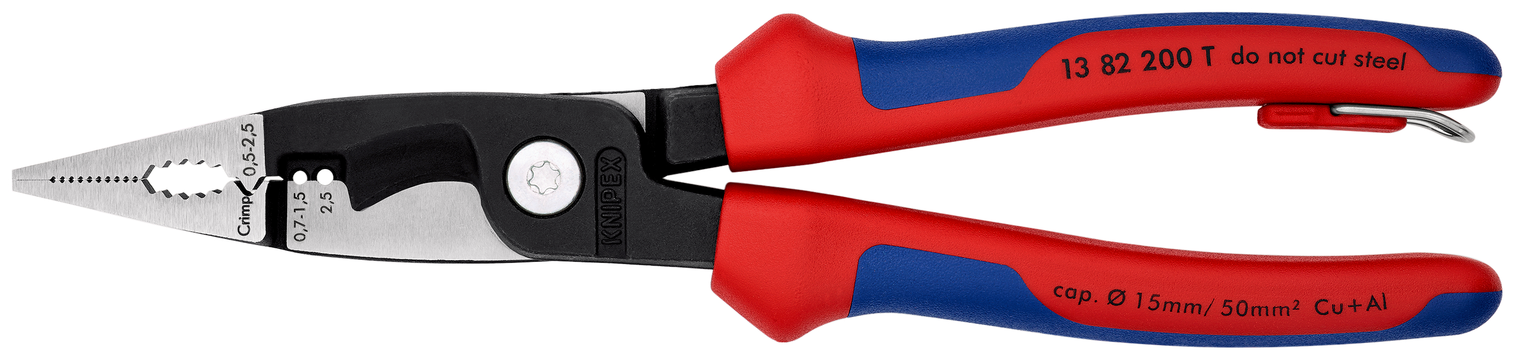 Pinza per elettroinstallazioni TT 13 82 200 T BK